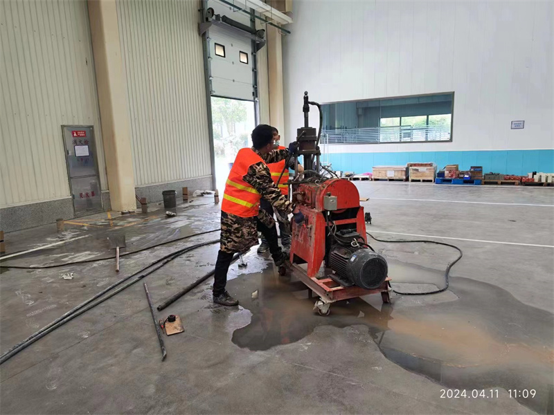 汉川厂房地面下沉塌陷注浆加固施工